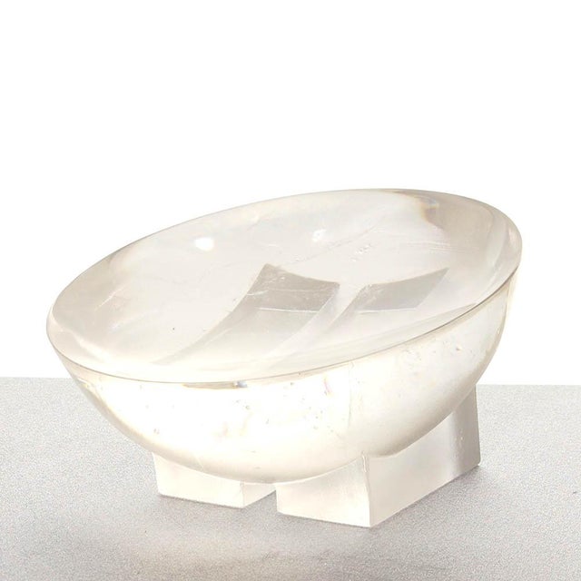 Abstract Cast Glass Sculpture by Jaroslav Wasserbauer, 2008 For Sale - Image 4 of 9