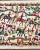 Folk Art Folk Art Pithora Painting from Gujarat India: Horses, Dieties: 32" x 20", EUC For Sale - Image 3 of 5
