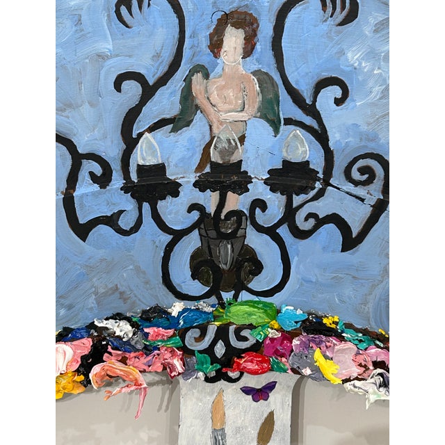 2020s Very Large Original Studio Painting on Industrial Object For Sale - Image 5 of 12