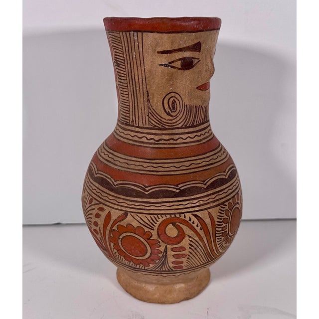 Mid 20th Century Mexican Folk Art Guerrero Nahua Figural Vase For Sale - Image 5 of 18