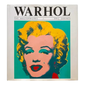 Andy Warhol Estate " the Masterworks " Vintage 1991 First Edition Large Hardcover Pop Art Book