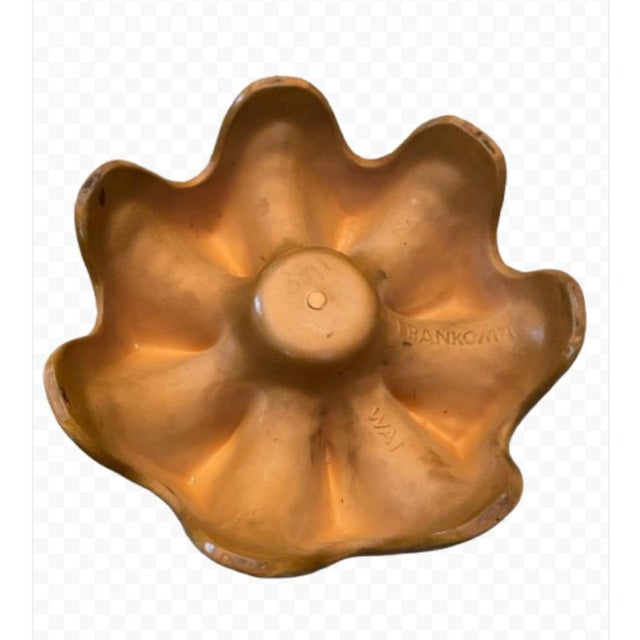 Early 20th Century Early 20th Century Vintage Frankoma Pottery Warming Base / Chafing Dish Base For Sale - Image 5 of 8