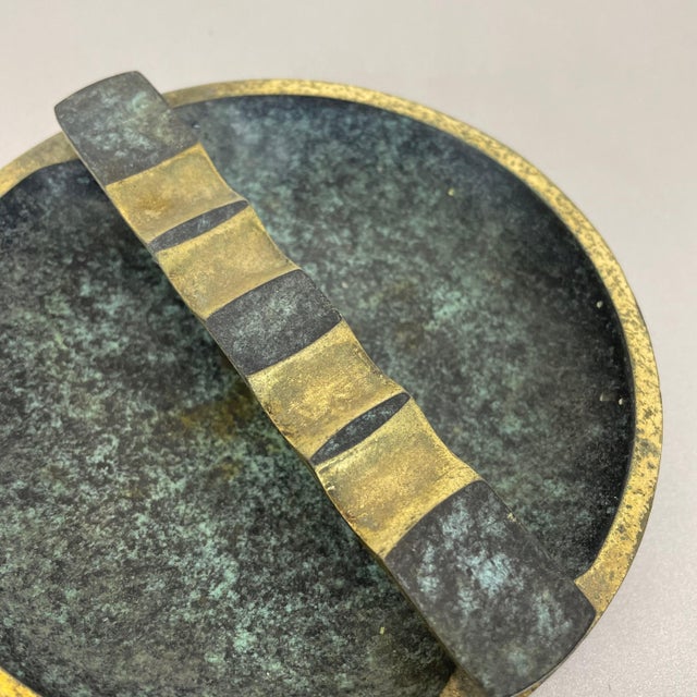 Vintage Hagenauer Austrian Tripod Brass Ashtray, Austria, 1950s For Sale - Image 13 of 16