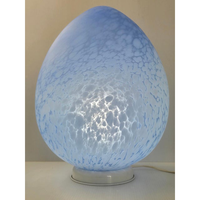 Vintage Egg-Shaped Table Lamp, 1970s For Sale - Image 3 of 10