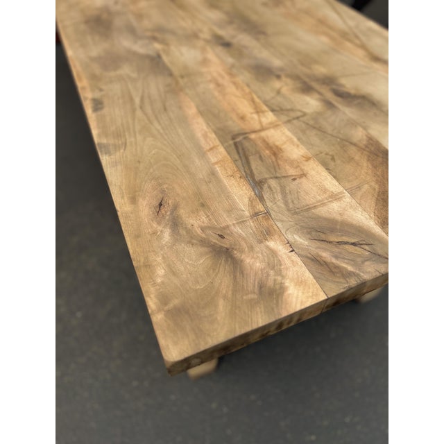 19th Century Oak Farmhouse Table For Sale - Image 12 of 18