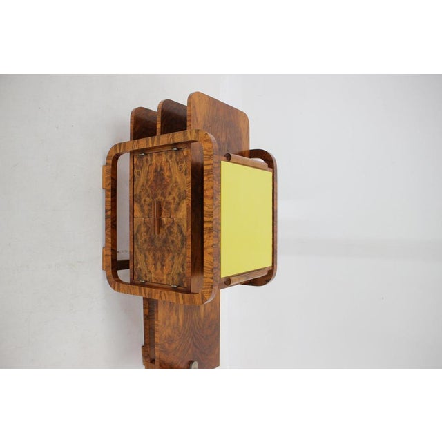 Large Art Deco Floor Lamp, Former Czechoslovakia, 1930s For Sale - Image 9 of 18