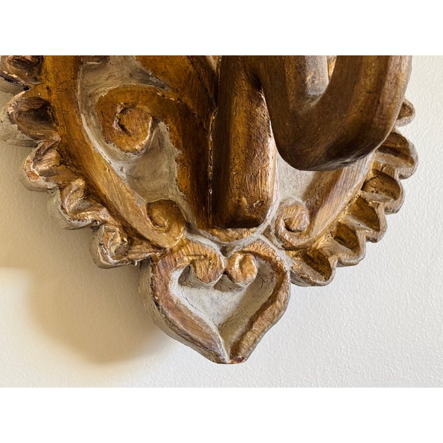 20th Century Florentine Style Mirror With Candle Bracket. For Sale - Image 9 of 18