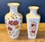 Late 20th Century Zsolnay Porcelain Vases - Cream Color With Flowers For Sale - Image 5 of 11