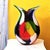 Murano‑Style Multicolored Hand‑Blown Art Glass Vase, 13" For Sale - Image 10 of 18