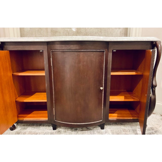 Maitland-Smith Traditional Mahogany Katherine Credenza For Sale - Image 9 of 10