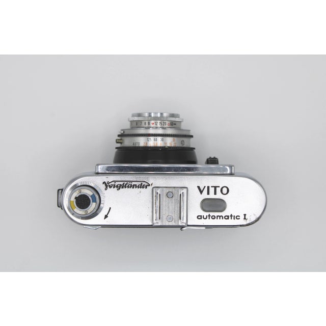 Mid 20th Century Vintage German Vito Voigtlander Prontor-Matic 12.5 Camera For Sale - Image 5 of 6