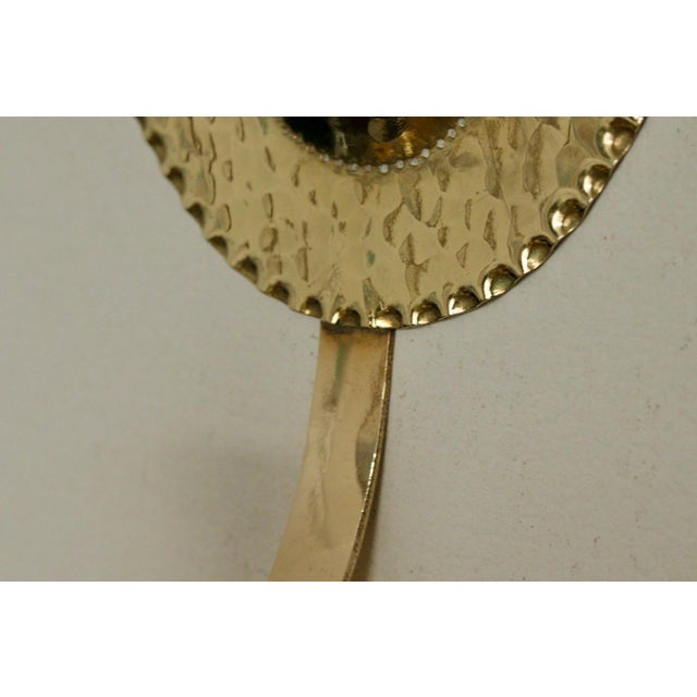 Mid-Century Swedish Hammered Brass Sconces by Sonja Nashult, 1957, Set of 2 For Sale - Image 12 of 16