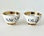 Hollywood Regency 1960s Pair of Gilt Porcelain Appetizer Bowls For Sale - Image 3 of 10