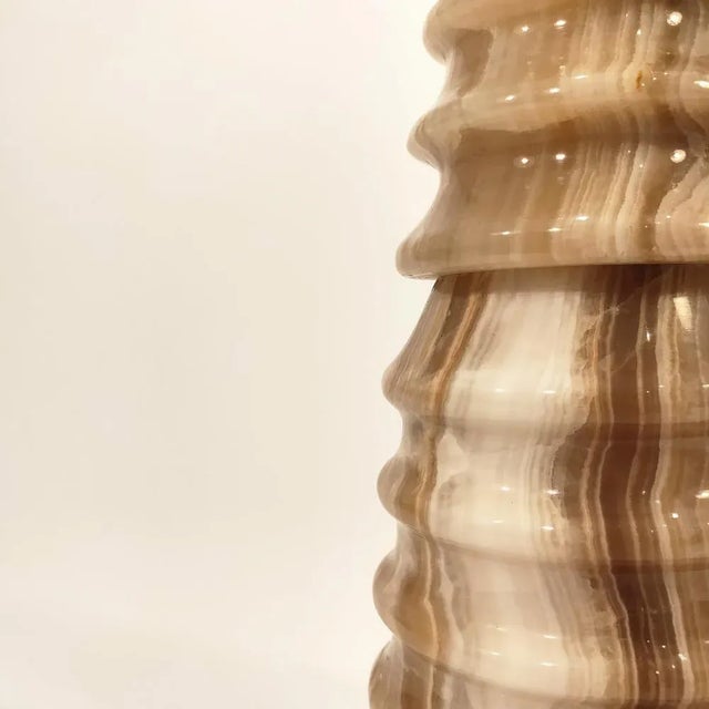 Vintage Italian Table Lamps of Ónix, 1960s, Set of 2 For Sale - Image 6 of 13