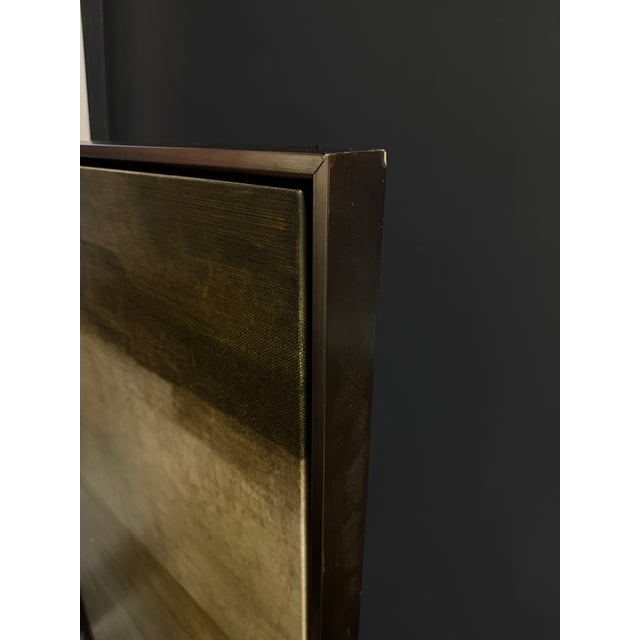 Circa 2016, " Serene View IV " By: James McAllen, Soft Modern Abstract Giclée on Canvas For Sale - Image 4 of 4