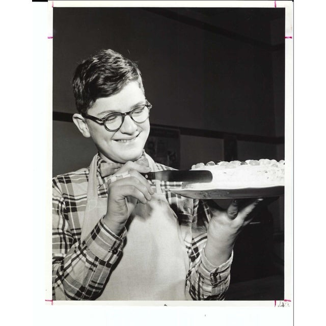 Figurative 1952 Boy Baker Philadelphia Photograph For Sale - Image 3 of 3