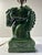 Dark Green Vintage Art Deco Royal Haeger Double Horse Head Pottery Table Lamp For Sale - Image 8 of 12