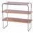Czech Bauhaus Etagere in Walnut and Chrome-Plated Steel from by Kovona, 1940s For Sale