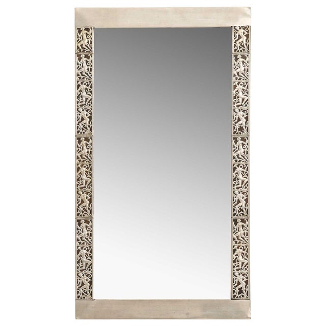 1920s Mirror in Pewter by David Wretling, 1920s For Sale - Image 5 of 5