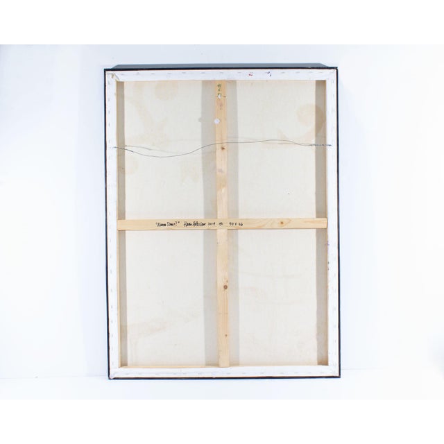 Textile 2019 “Wanna Dance” Oil on Canvas Painting by Karen Holtzclaw For Sale - Image 7 of 8