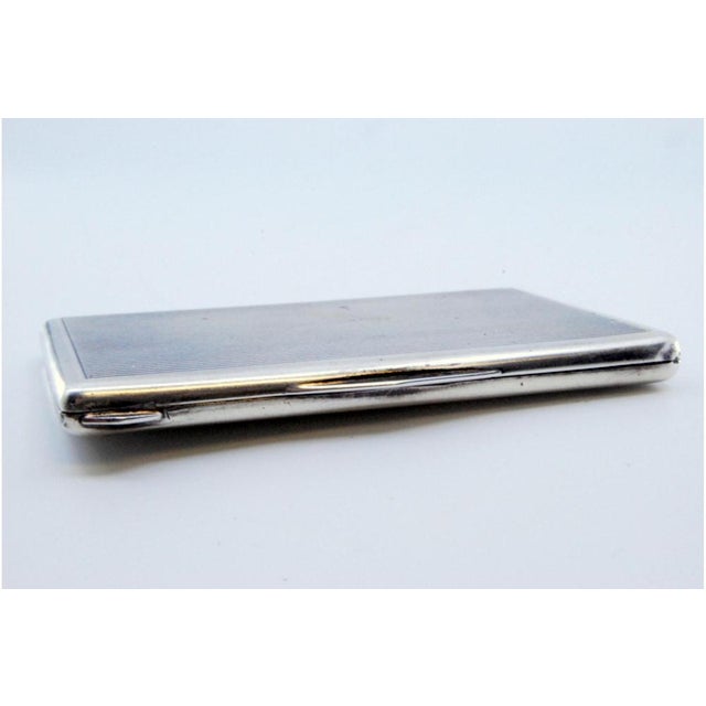 Fluted Silver Cardboard Box For Sale - Image 3 of 10