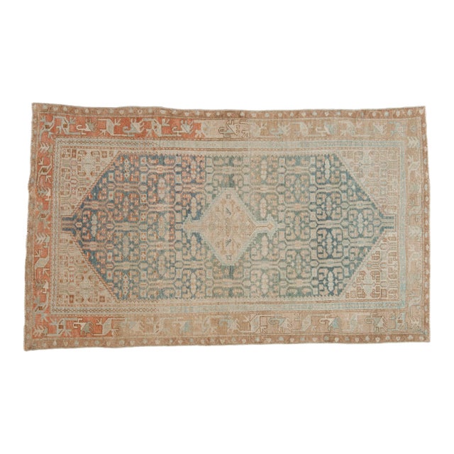 Vintage Distressed Malayer Rug - 4'2" x 6'10" For Sale