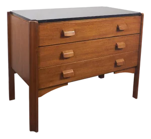 Chest of Drawers with Black Marble by Giotto Stoppino, 1960s