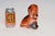 Vintage American Carved and Painted Chalkware Orange Puppy With Blue Bow Figurine For Sale In New York - Image 6 of 10