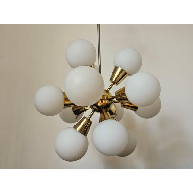 1970s Mid-Century Sputnik Chandelier from Kamenicky Senov, 1970s For Sale - Image 5 of 15