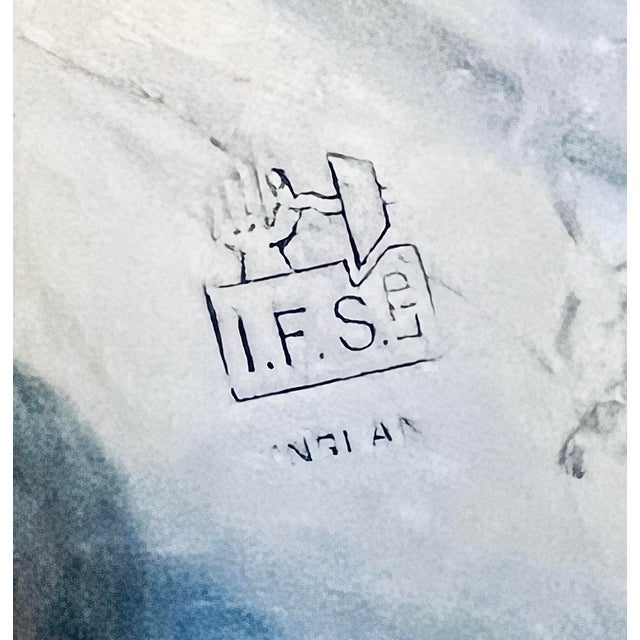 Silver Antique Israel Freeman & Sons (i.f.s. Ltd.) Silver Plate Vanity Display, Makeup or Cigarette Holder For Sale - Image 8 of 8