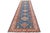 Bohemian Kazak Mervin Ivory/Red Wool Runner Rug - 4'0''x16'2'' For Sale In New York - Image 6 of 10