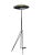 Black Italian Tripode Floor Lamp in Black Lacquered Metal and Brass, 2010s For Sale - Image 8 of 8