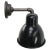Industrial Vintage Industrial Black Enamel and Cast Iron Sconce For Sale - Image 3 of 5