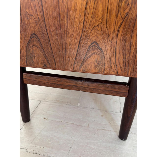 Mid-century Scandinavian Dark Wood Chest of Drawers, Denmark, 1960s For Sale - Image 13 of 14