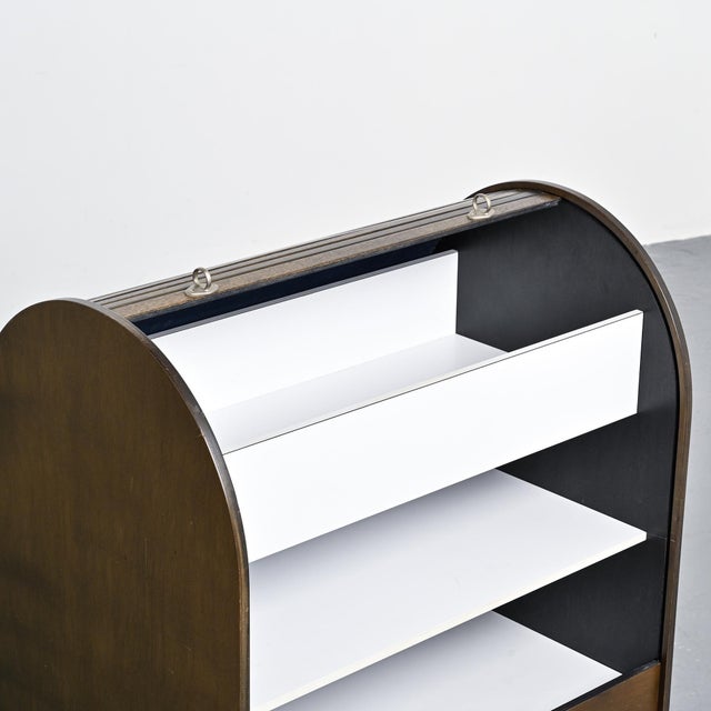 Tambour Cabinets by Klaus Vogt for Thut Möbel, 1970, Set of 2 For Sale - Image 6 of 14