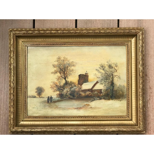 Reeves & Sons, Landscape Composition, 19th Century, Oil Painting on Canvas, Framed For Sale - Image 7 of 7