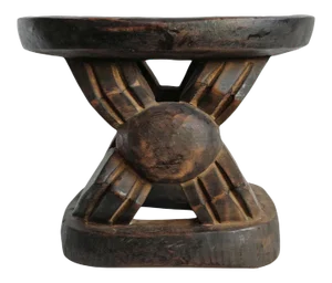 Vintage Tribal African Bamileke Stool