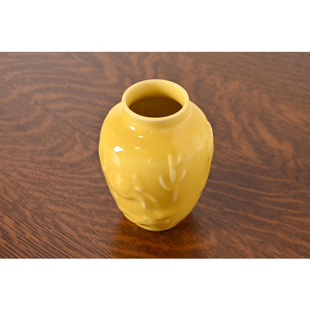 Rookwood Pottery Rookwood Pottery Arts & Crafts Glazed Ceramic Art Pottery Vase, 1947 For Sale - Image 4 of 12
