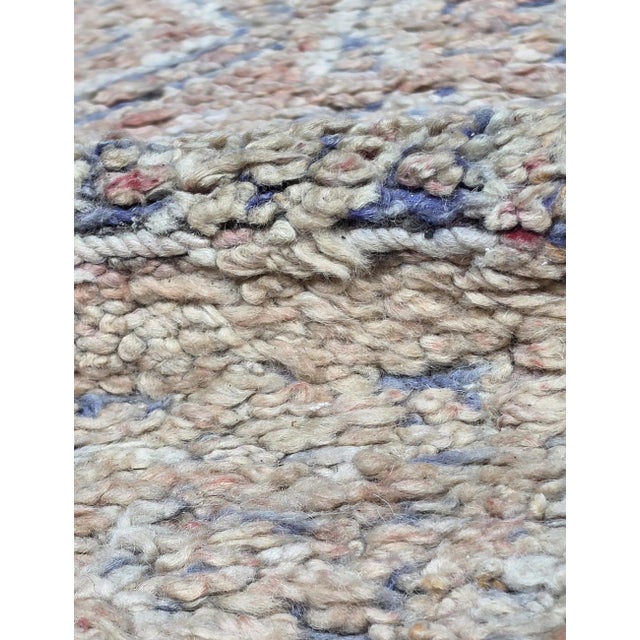 Mid-Century Modern Authentic Moroccan Beni M'Guild Rug - 10.8 X 6.2 Ft For Sale - Image 3 of 6