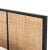 Four Hands Sydney Black Wood and Natural Cane King Bed For Sale - Image 12 of 13