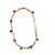 Contemporary 1940's 14k Rose Gold Faceted and Cabochon Fine Amethyst Link Bracelet For Sale - Image 3 of 5