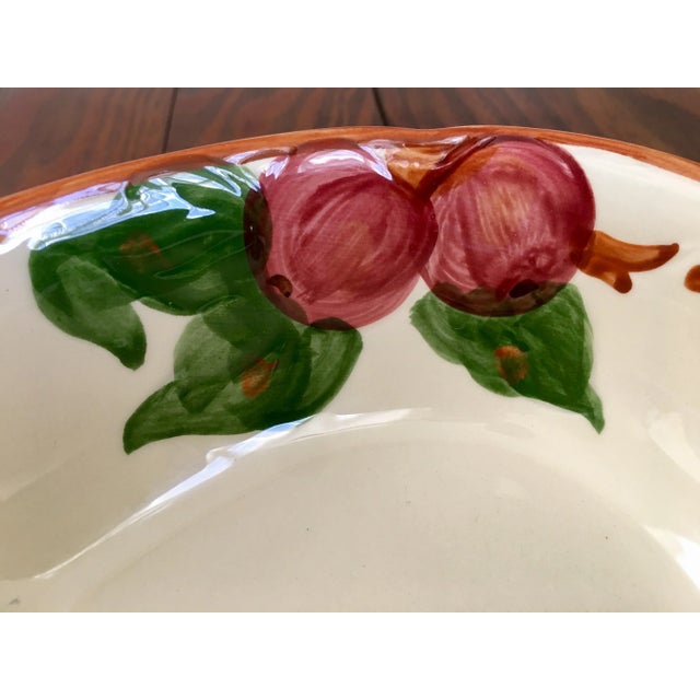 American Vintage Franciscan Apple Divided Bowl For Sale - Image 3 of 10