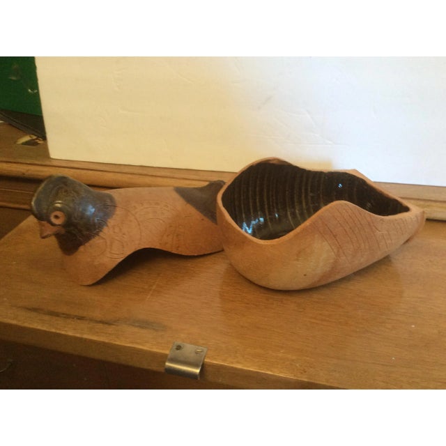 Rustic Chicken Casserole Two Piece Dish For Sale - Image 3 of 8