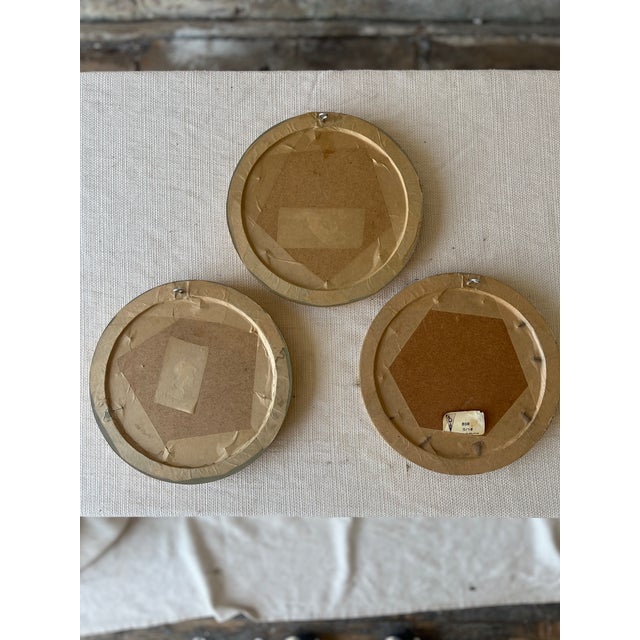 1980s Gold Circle Frames [3 Available] For Sale In New York - Image 6 of 6