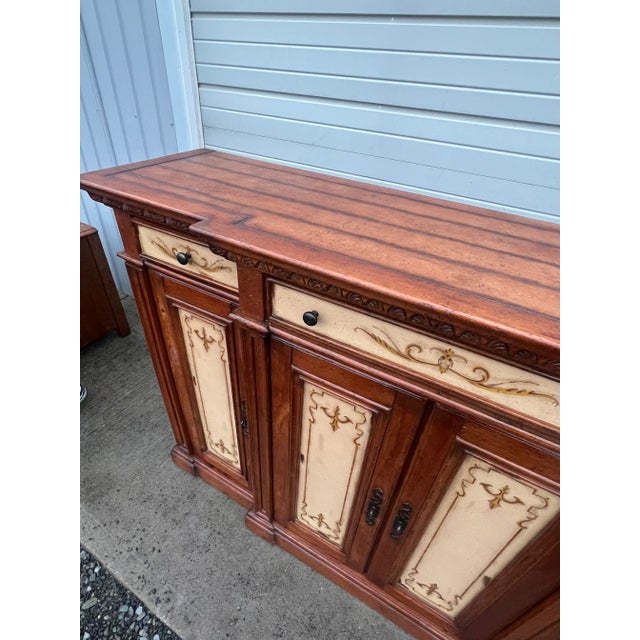 Hooker Furniture Rustic European Tall Credenza Sideboard For Sale - Image 11 of 12