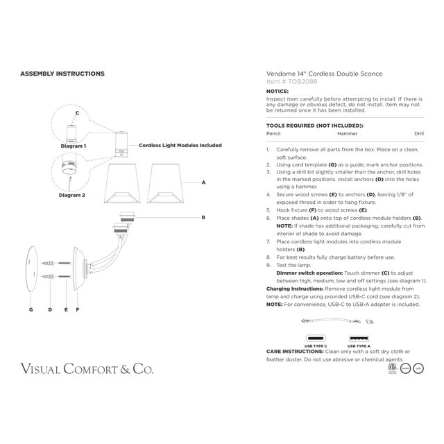 Modern Thomas O'Brien for Visual Comfort Signature Vendome 16" Cordless Double Sconce in Polished Nickel with Linen Shades For Sale - Image 3 of 11