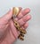 Gold Vintage 1970 Signed Napier Book Piece Goldtone "Wedding Bell" Charm Bracelet For Sale - Image 8 of 11