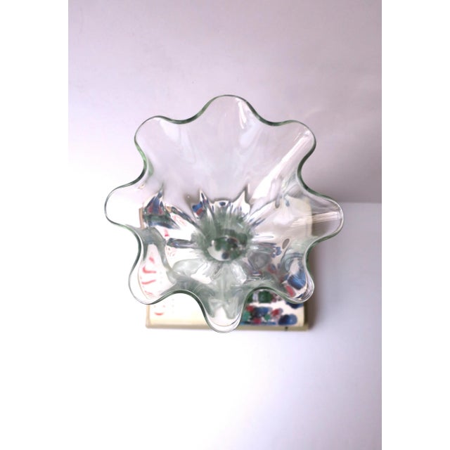Organic Modern Art Glass Vase For Sale In New York - Image 6 of 10