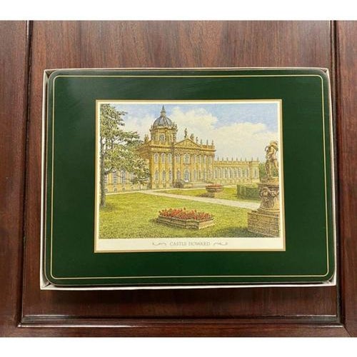 Lovely Vintage Pimpernel Set. Lovely Set of 6 Vintage Pimpernel Cork Coasters 'Stately Homes' In Their Original Box. This...