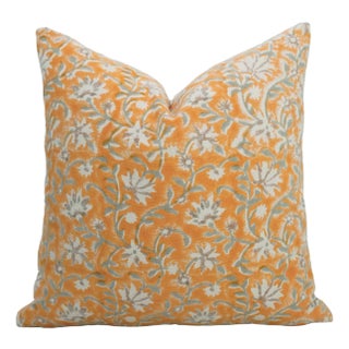 Fabdivine Decorative Block Print Cushion Cover 26x26 Inch Duck Canvas-Aradhana For Sale